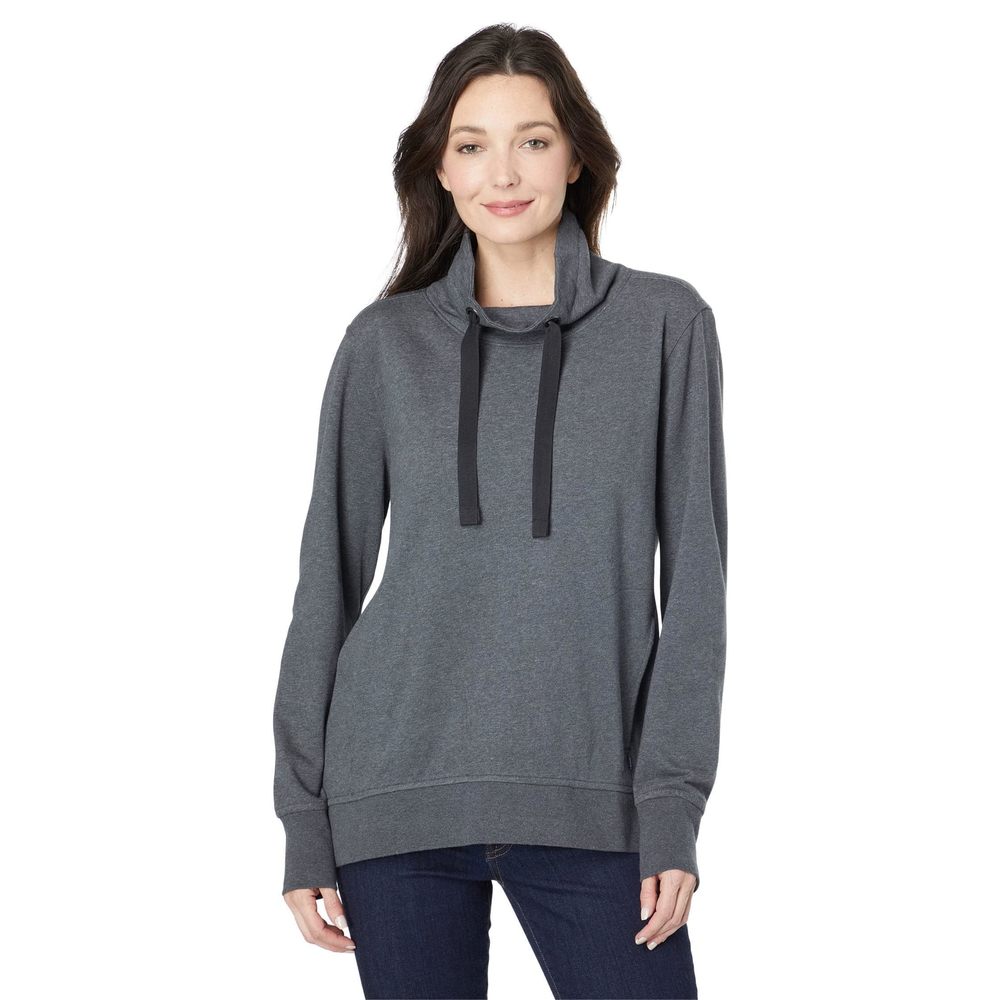 Cutter & Buck Women's Ladies Sweatshirt, Charcoal Heather, XS